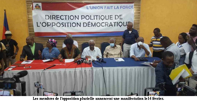 L’opposition annonce la reprise de la mobilisation pour ce 14 février
